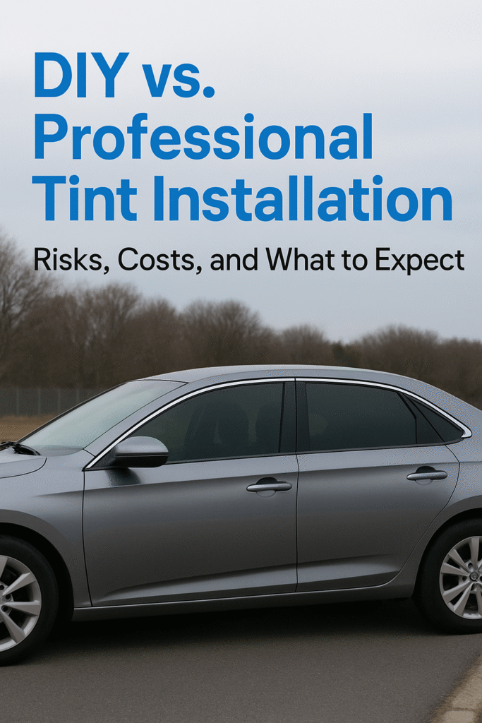 DIY vs Professional Tint Installation