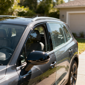 Car window tint providing privacy in Oshawa