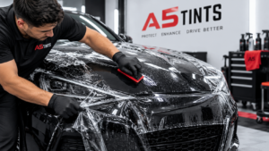 Paint protection film installation in Oshawa