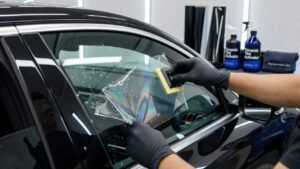 Premium ceramic window tint installation in Oshawa